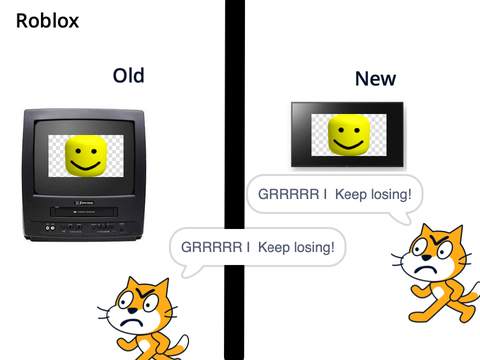 Roblox new and old