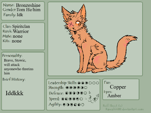 Bronzeshine Ref Sheet