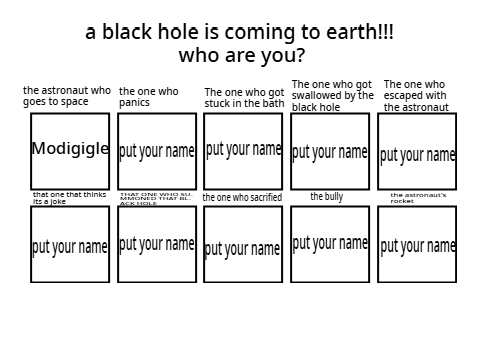 A BLACKHOLE IS COMING TO EARTH!!!,who are you?