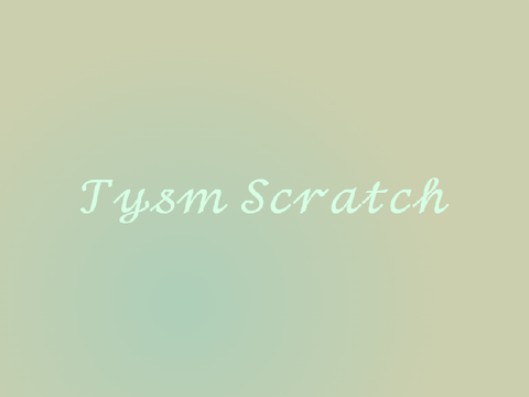 Thank You Scratch