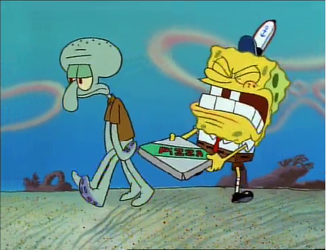 Krusty Krab Pizza!!! but i sang it
