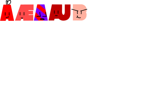 au, b, fixed long a and ar (+b)