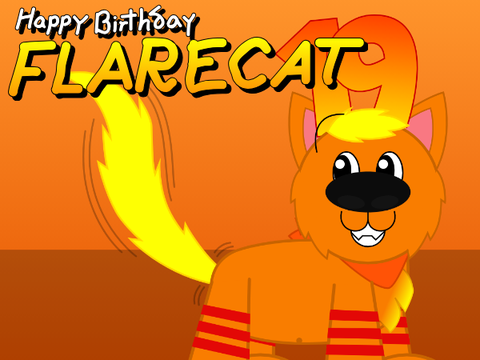 Happy 19th Birthday, Flarecat