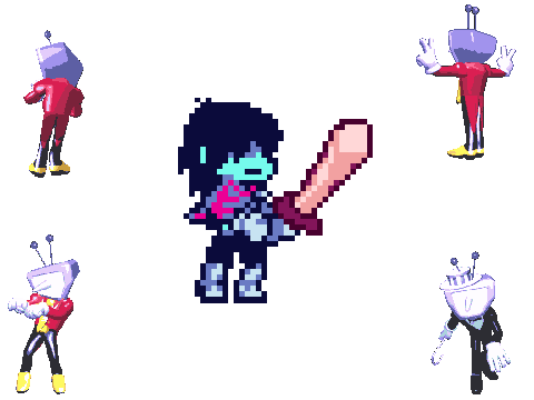 Kris sprites (and some of tenna)