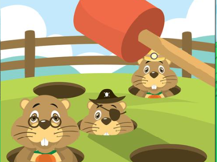 whack-a-gopher (Messi)