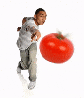 throw tomatos 