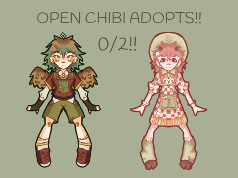 ┊͙˚. Chibi Adopts 0/2 
