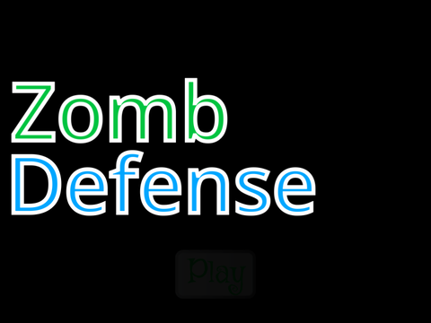 Zomb Defense Demo