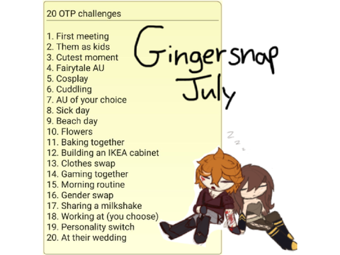 Gingersnap july