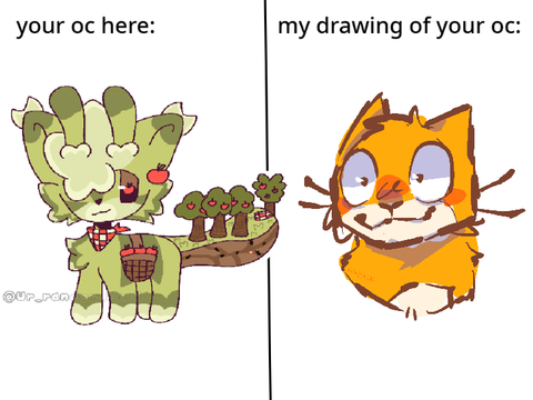 free oc drawings! (OPEN) remix