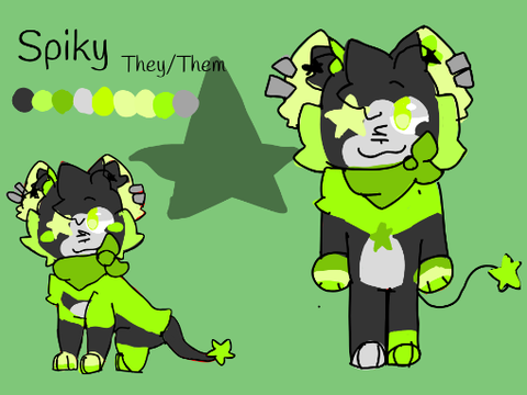 Spiky's ref sheet