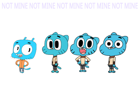 TAWOG Gumball Vectors! RE-UPLOAD