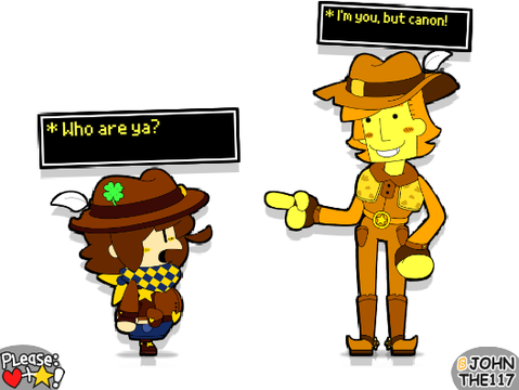 "I'm you, but canon!" (Another Mini-Vector)