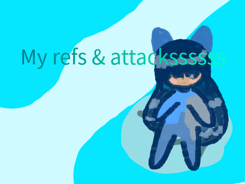 My scratch artfight thingy/profile + refs + attacks :3