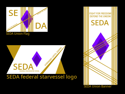 SEDA flags/logos