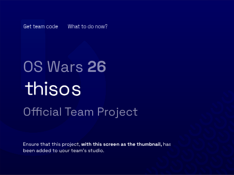 SIGNUPS PHASE 2 | OSWars26 | ThisOS