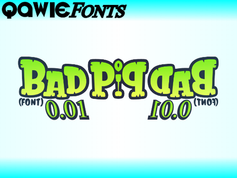 Bad Piꟼ bꮾᗺ (Font) 0.01
