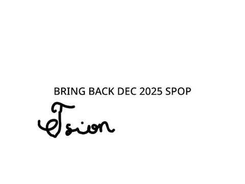 being back dec 2025 s-pop petition !!