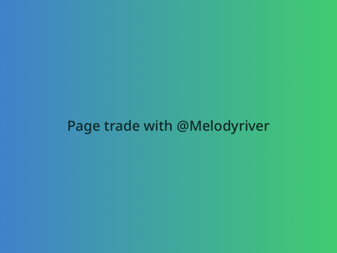 Page trade w/ @Melodyriver