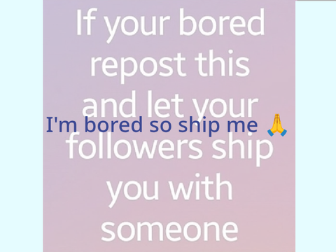 I'm bored
