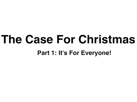 The Case FOR Christmas Part 1