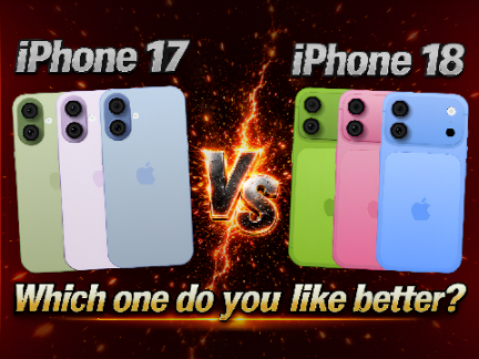 iPhone 17 vs iPhone 18  ❘  Please follow me!