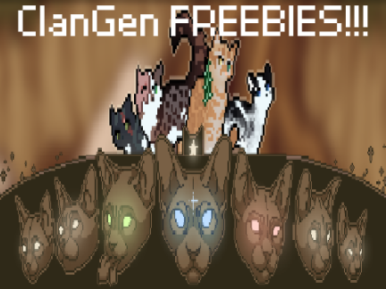 16 ClanGen Cat Freebies