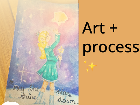 Art + process// Princess Rosalina