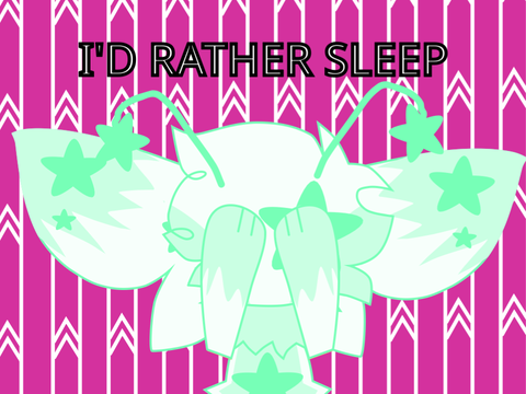 ✩‧₊˚°•*⁀➷ I'D RATHER SLEEP ♡OC LORE ✩‧₊˚°•*⁀➷ 