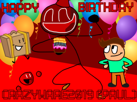 The 16th birthday of Paul, a.k.a. crazyware2019