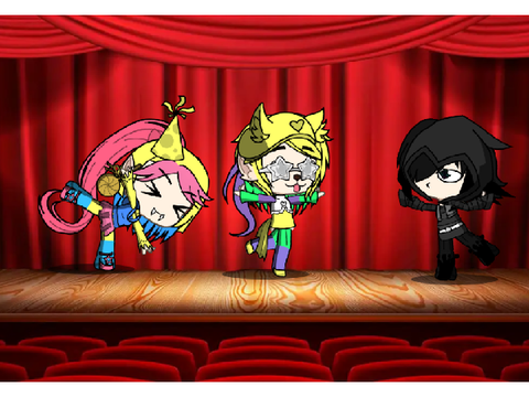 dandy's world circus troupe in gacha life woahgg