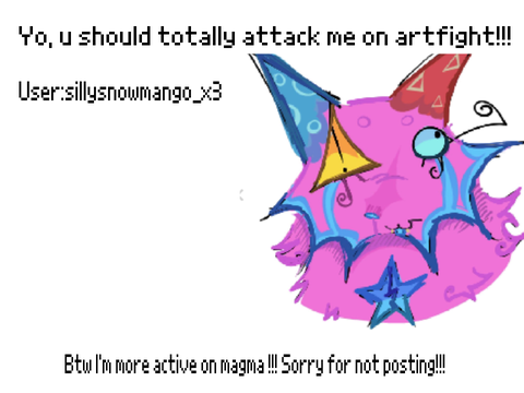 ATTACK ME ON ARTFIGHT?!!!