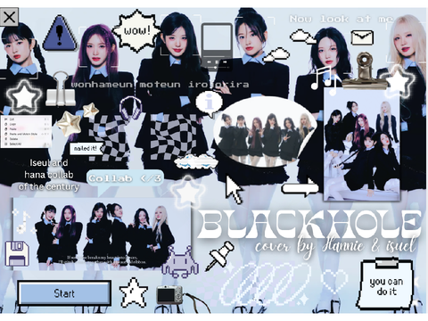 -Blackhole cover by @Hana_byeiol & @biggestkoreafanever