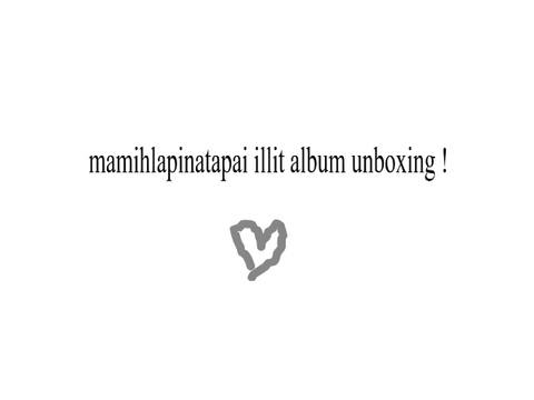 illit album unboxing !