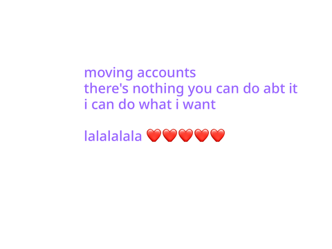moved haha