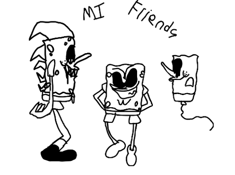 MI SPONGEFRIENDS (uncolored)