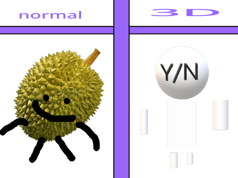 3d durian