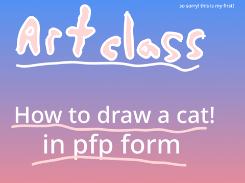 Art class lesson 1
