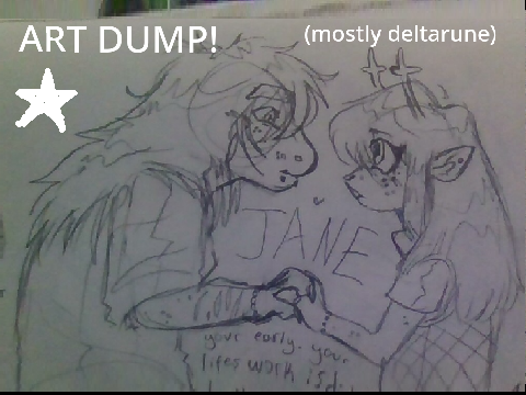 ART DUMP!! (its just deltarune stuff bro)