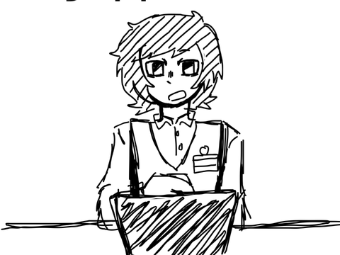Can I kiss the employee? (Animation 
