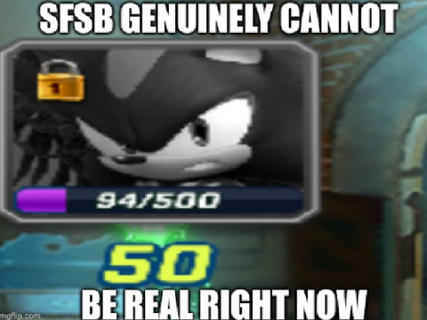 SFSB really wanted me to get that Doom shadow huh