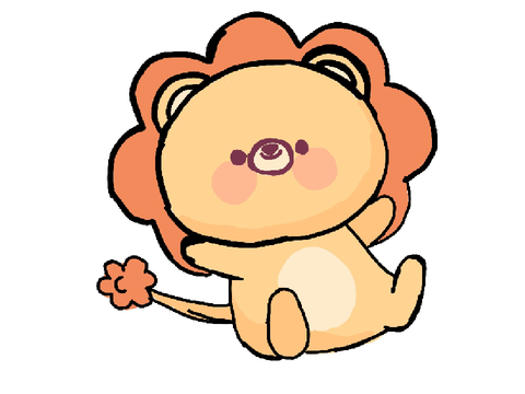 kawaii Lion Drawing