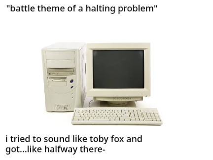 battle theme of a halting problem
