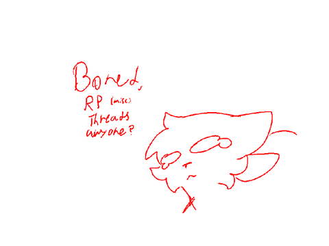 Bored.