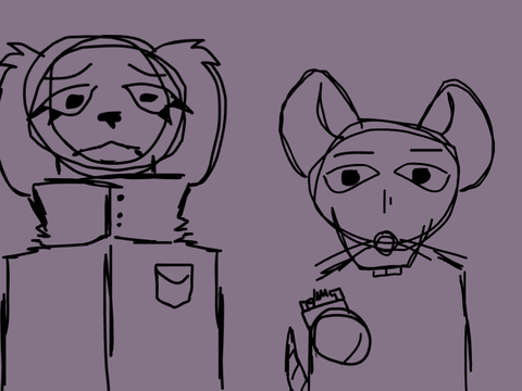 " no i'm the real gabe- ! " - animal hospital animatic