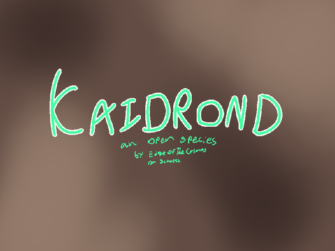 Kaidrond species.