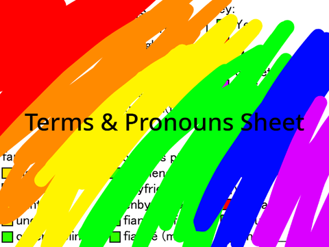 SC's Terms & Pronouns Sheet (remix)