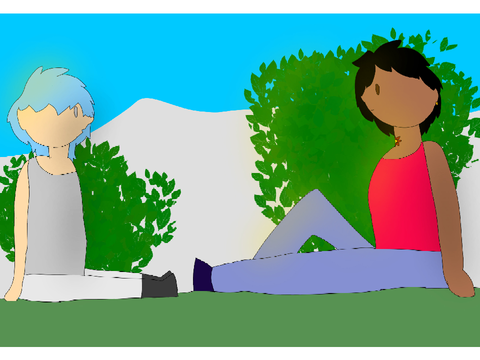 Some human art because