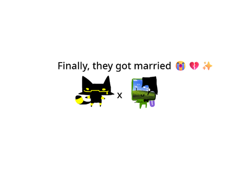 Finally, they got married ??✨