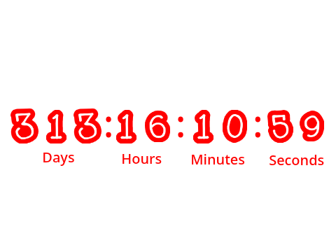 My 11th bday countdown
